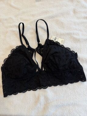 Aerie Black Lace Bralette